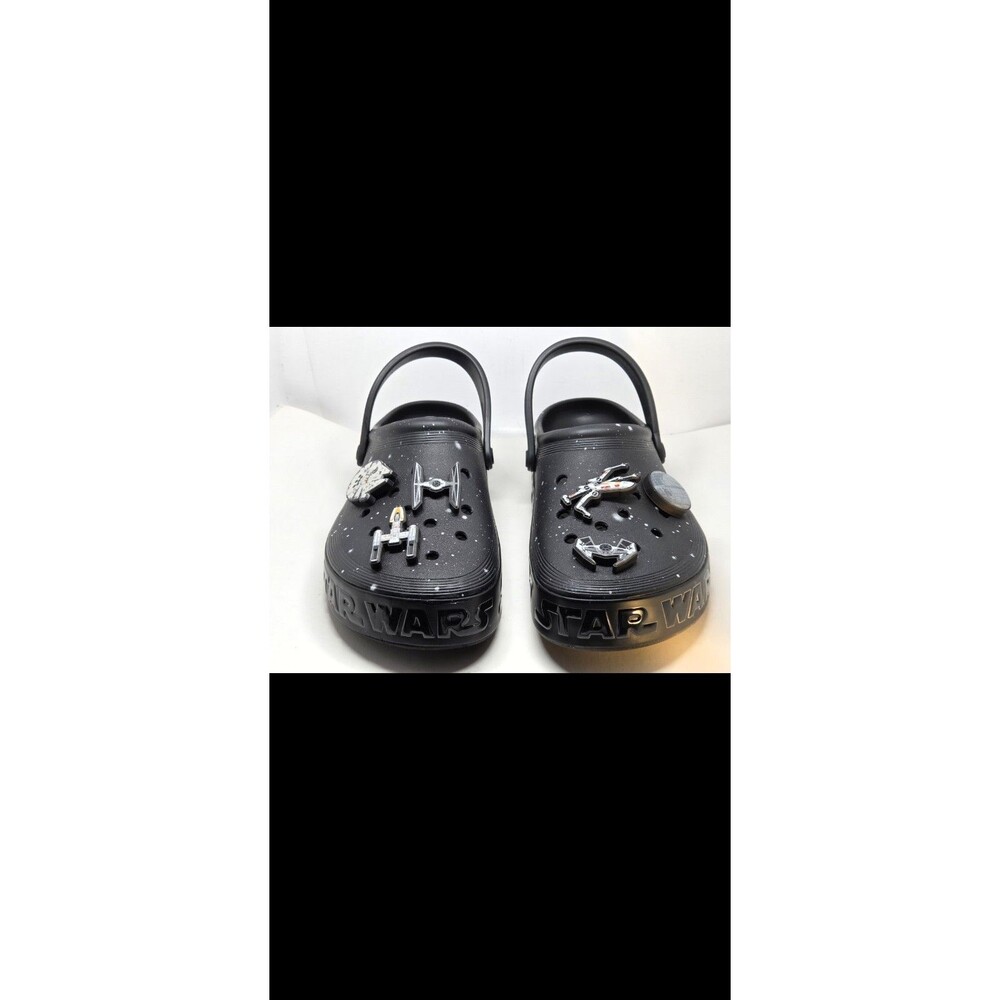 Crocs Star Wars Off Court Clogs w/ death star light 209904-001 Mens 11